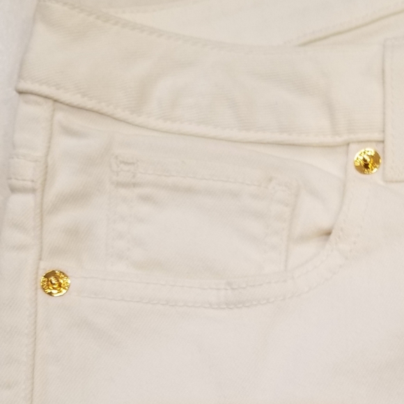 Michael Michael Kors Straight Leg White Ankle Jeans 6 - Picture 7 of 15